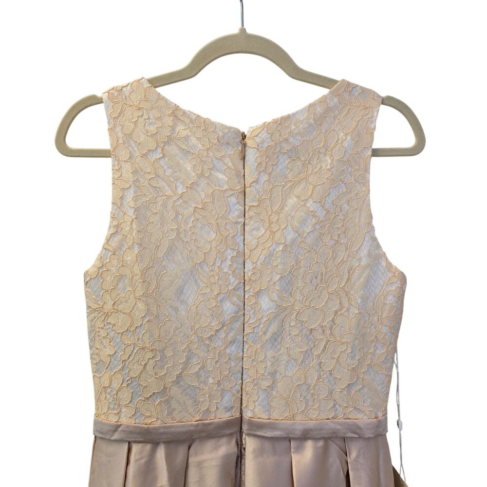 NWT LanTing Bridal Satin Lace Bodice Special Occasion Dress Size XS (est) - Picture 6 of 7